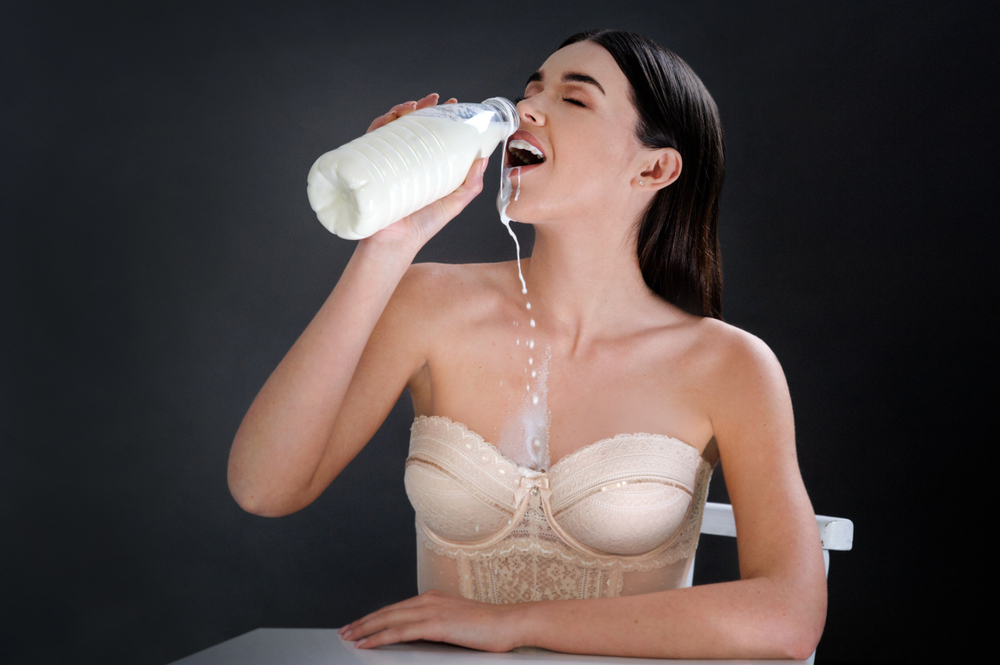 Milk from the boob