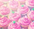 Tendencia rosa cupcake