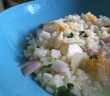 Receta: ensalada cítrica de arroz con parmesano