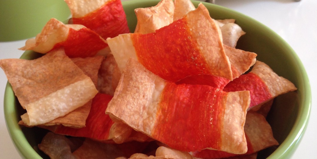 Receta: Chips de surimi para un snack crujiente