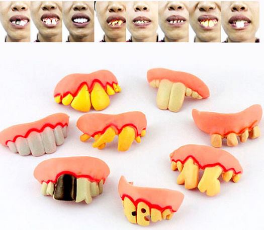 dientes baratos halloween