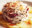 Receta: timbal de Anguri&ntilde;as y pulpo con base de patata