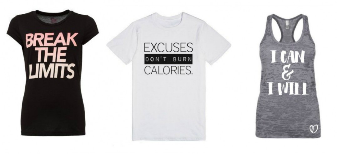 Camisetas motivacionales que te harán darlo todo en el gimnasio