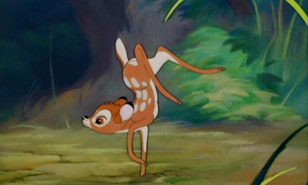 Y es que yo, como Bambi, nací para caerme
