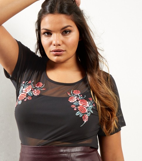 curves-black-mesh-rose-embroidered-t-shirt