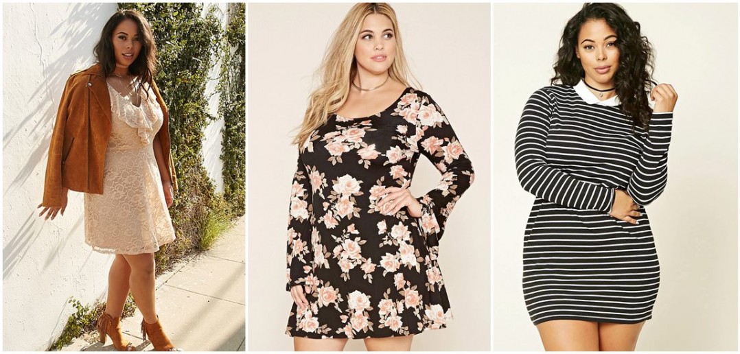 vestidos oto&ntilde;o curve forever 21