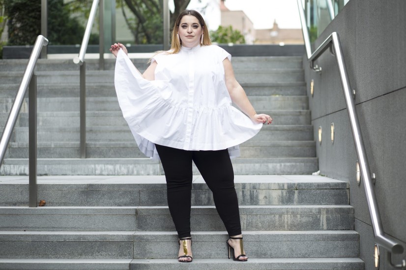 Asos White Shirt Plus Size Blogger Danielle Vanier 3