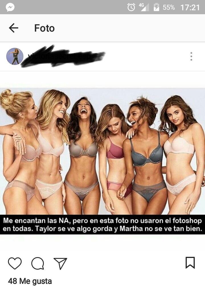 Resulta que las modelos de Victoria's Secret están gordas 