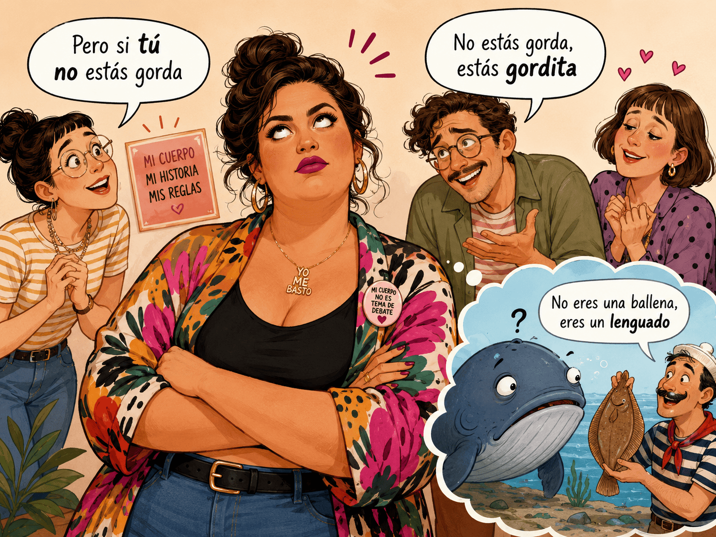 Odio que me digan que no estoy gorda, porque S&Iacute; LO ESTOY
