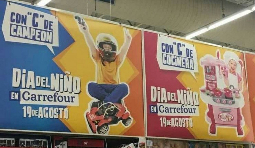 Carrefour lanza una de las campañas más sexistas de la historia