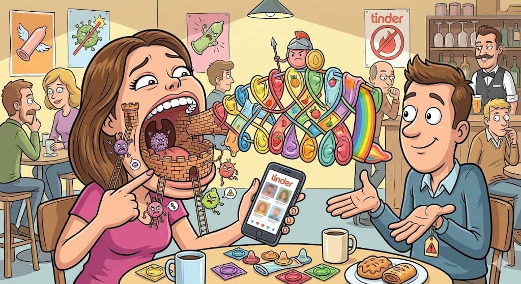 Por qu&eacute; es importante usar cond&oacute;n cuando comes una pinga