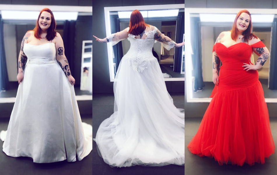 Un día como novia: ¡me pruebo vestidos de talla grande!