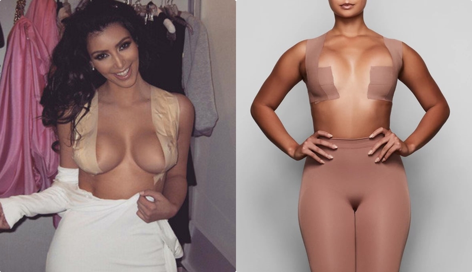 Kim Kardashian lanza a la venta su secreto para llevar escotazo sin sujetador