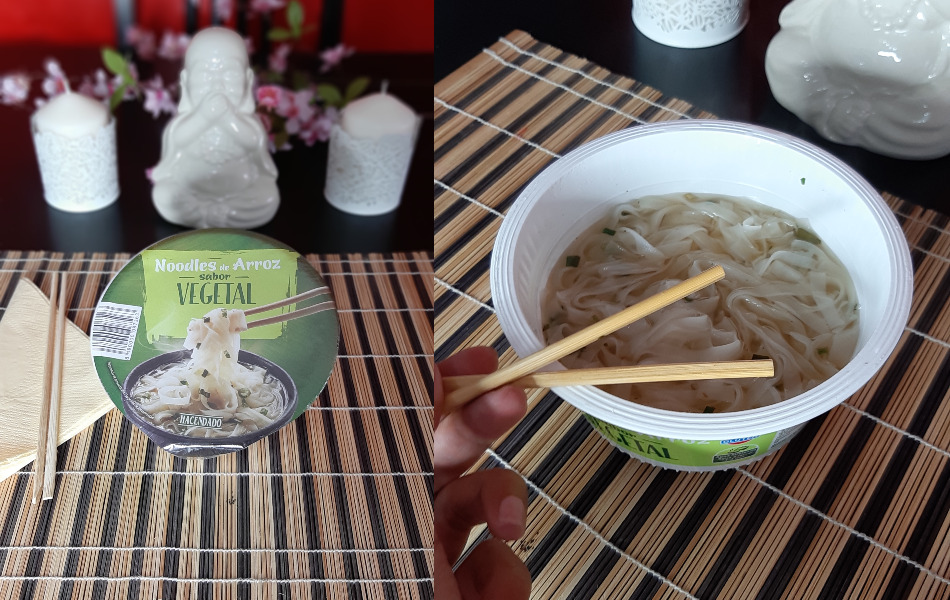 Opinión: Probamos los noodles de arroz sabor vegetal de Mercadona