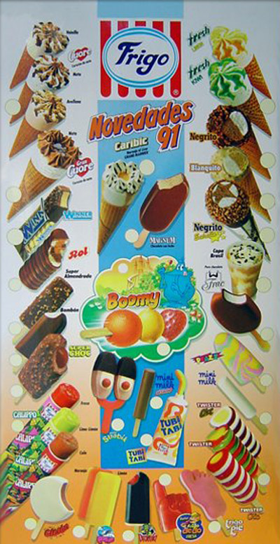 helados frigo años 90