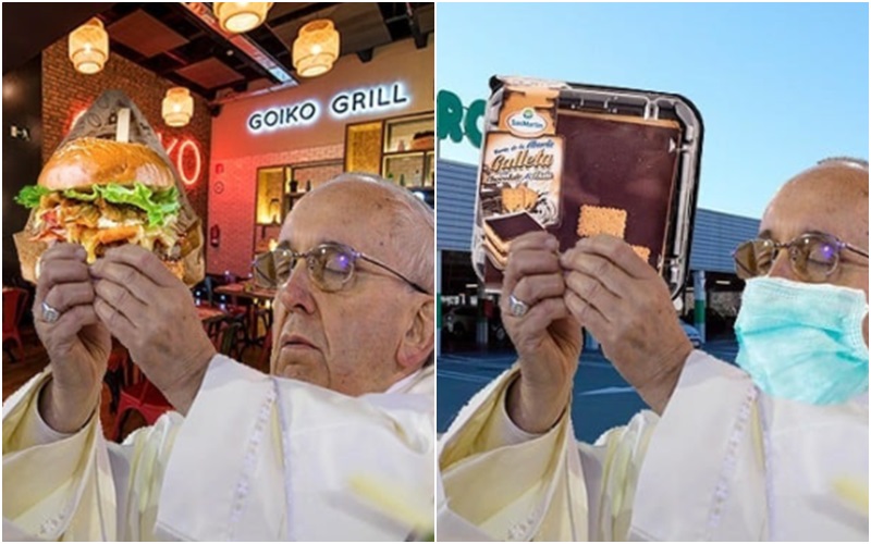 ¿Quién hay detrás del ‘Papa bendiciendo tu comida’?