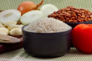 habichuelas con arroz