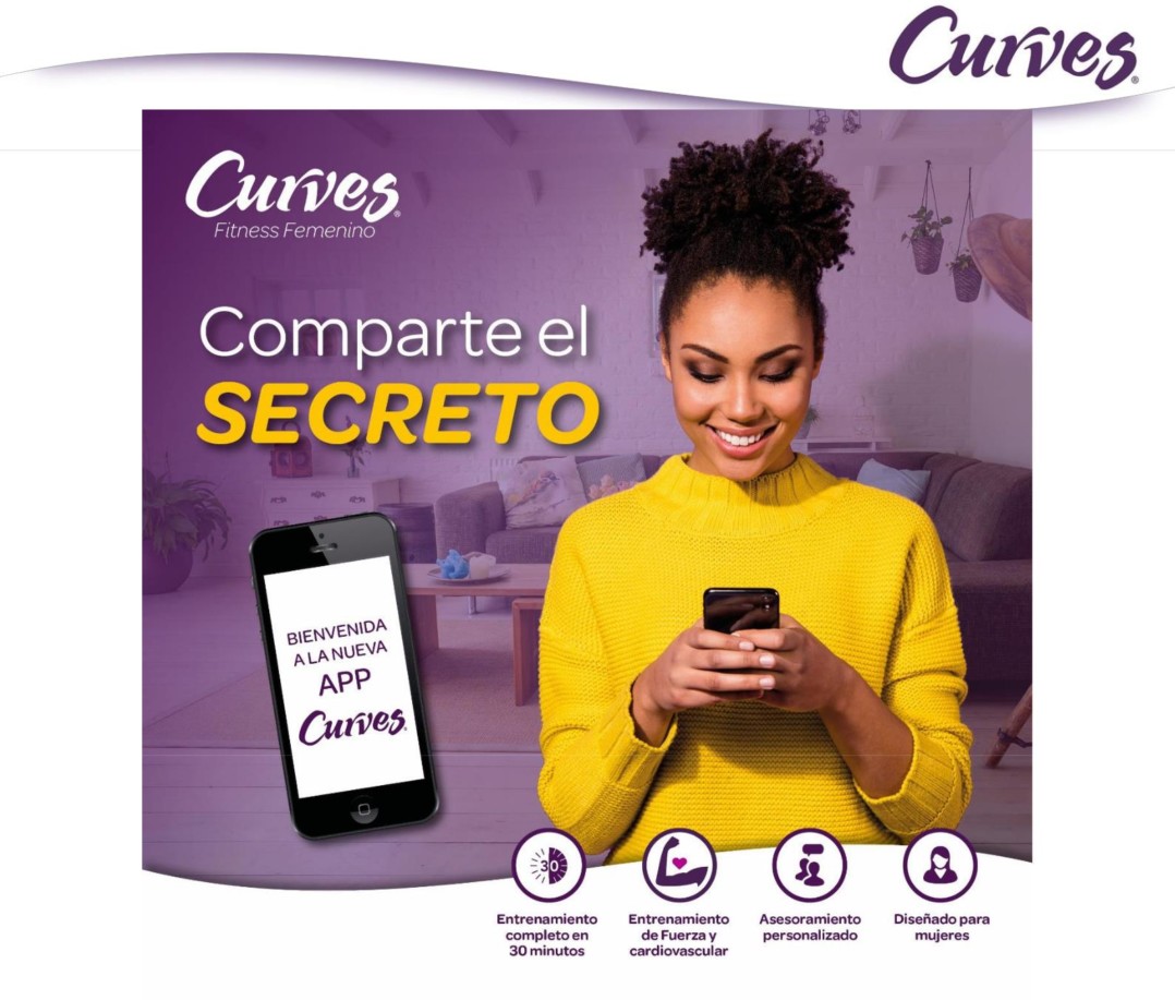 Curves Fitness para Mujeres lanza una nueva app para el móvil