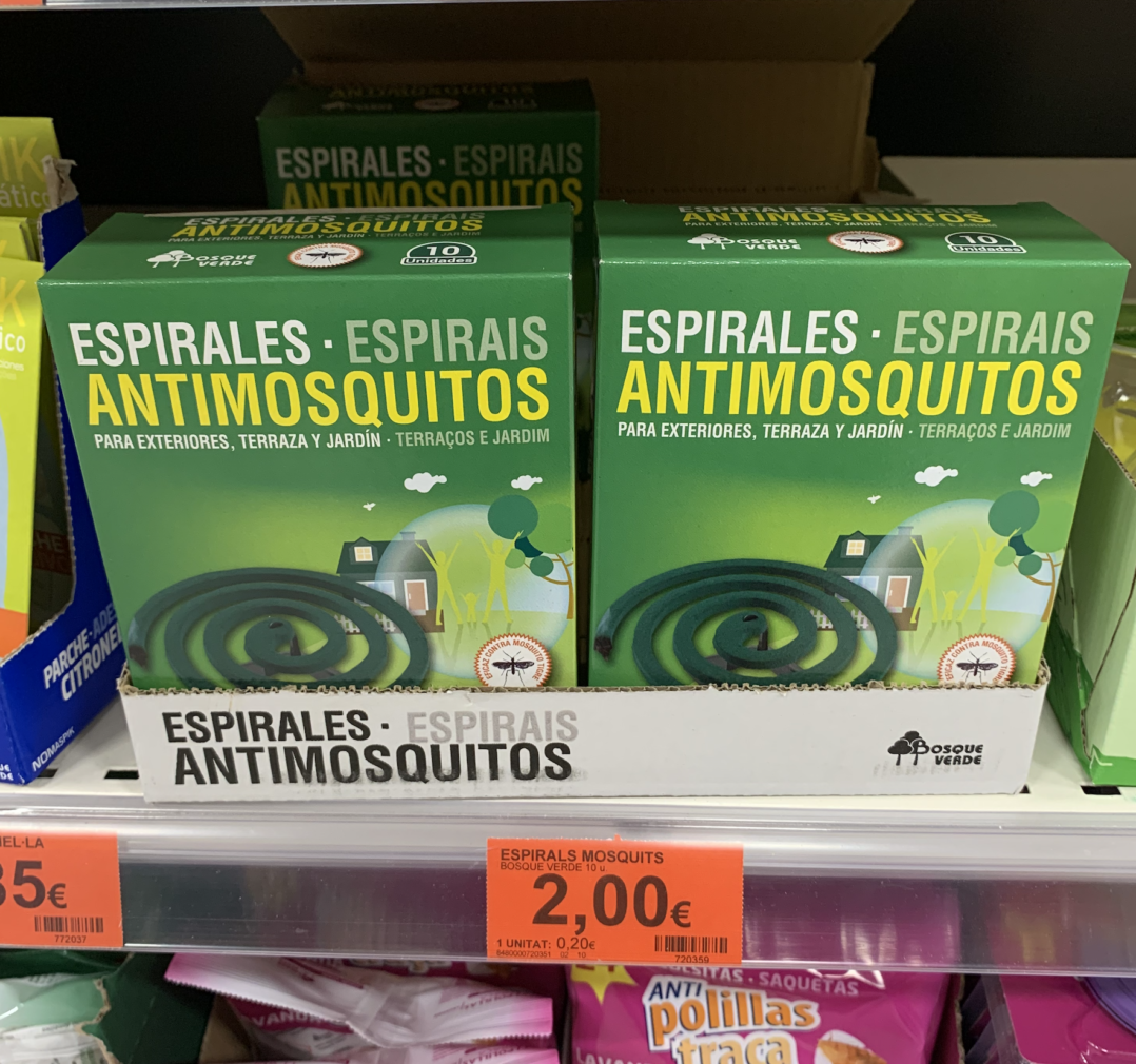 Espirales antimosquitos