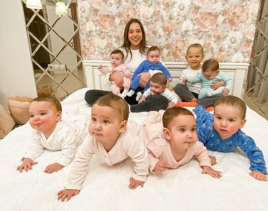 La mujer de 23 años que tiene 11 hijos y planea tener 105