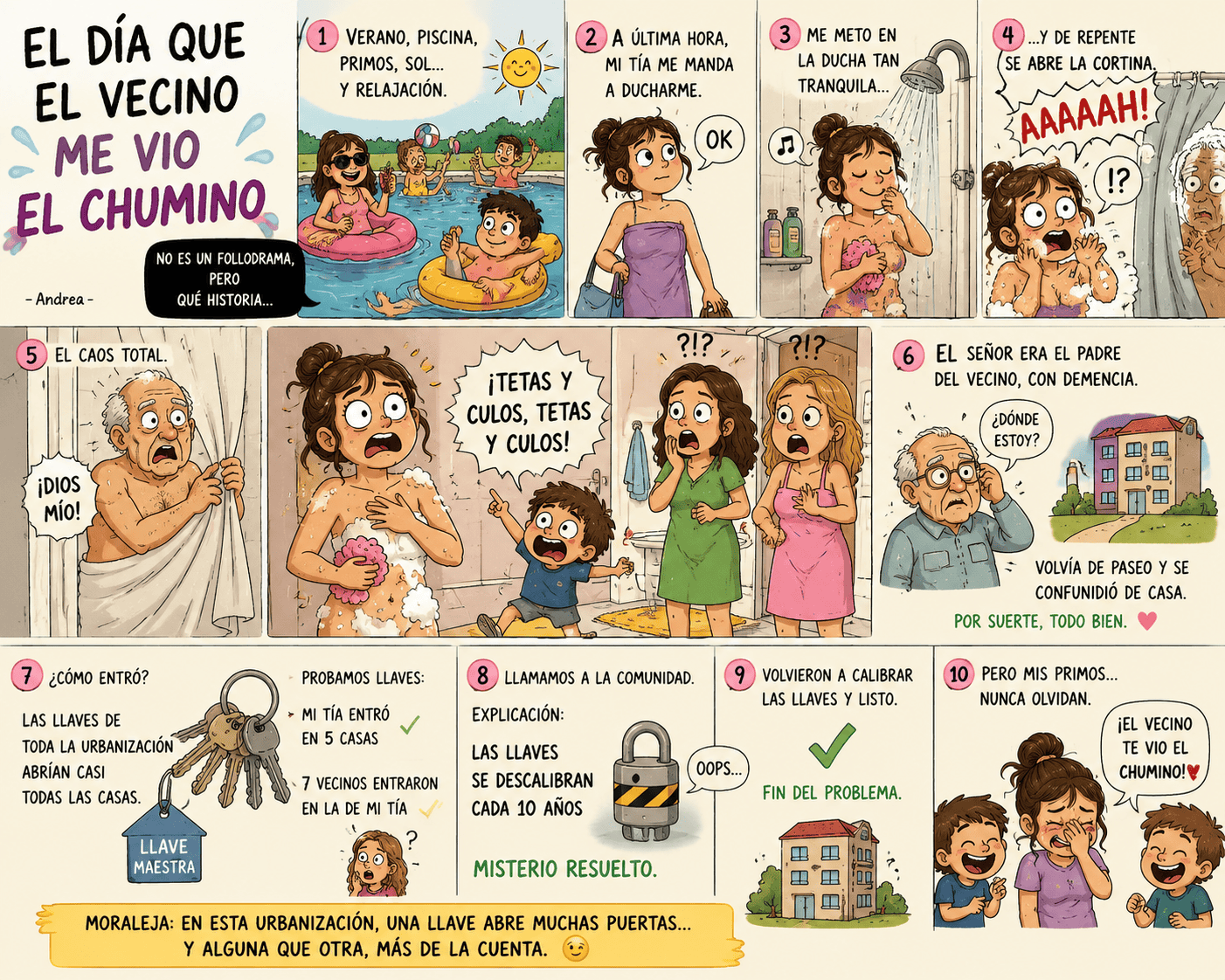 El d&iacute;a que el vecino me vio el chumino
