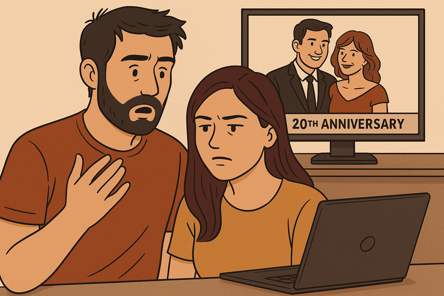 Tras 20 a&ntilde;os pudo confirmar que su ex le hab&iacute;a enga&ntilde;ado con su mejor amigo.