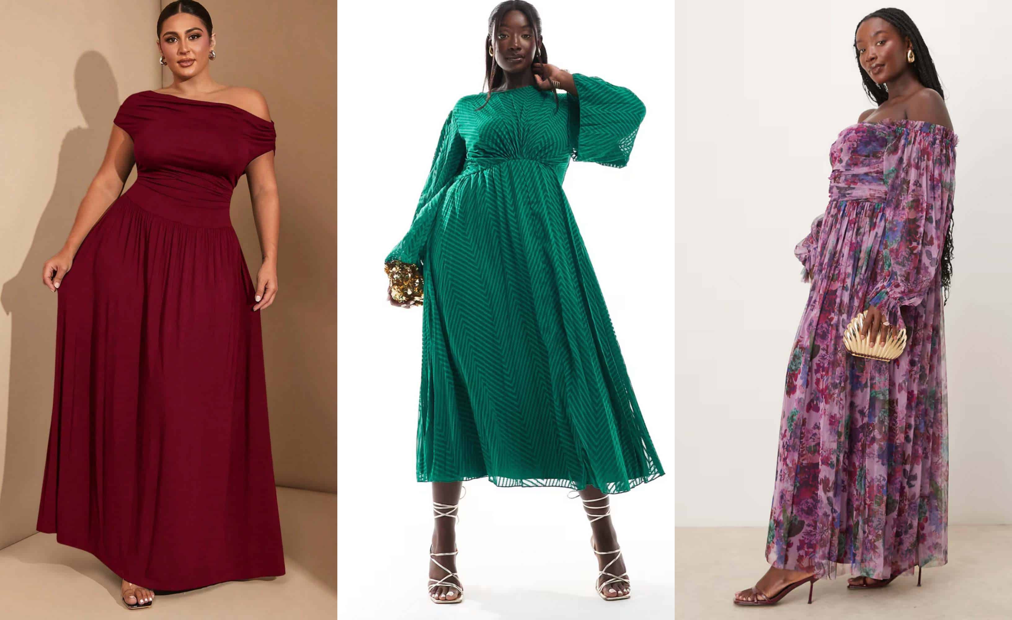Vestidos de invitada en talla grande 2025