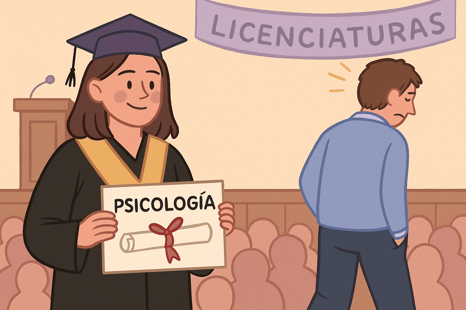 Que ella sacase una licenciatura fue el fin de su matrimonio