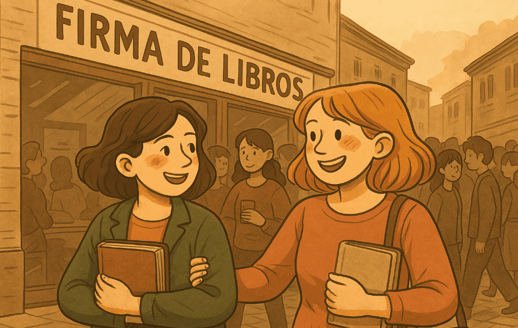 Conoci&oacute; a su mejor amiga a los 30 haciendo cola en una firma de libros