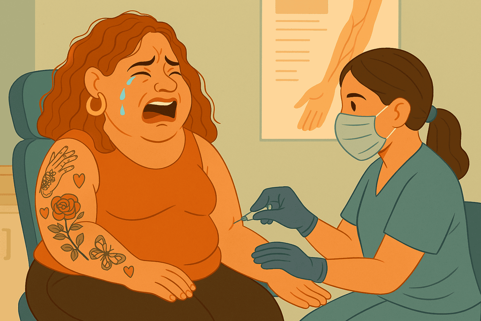 Tengo varios tatuajes, un piercing y&hellip; &iexcl;FOBIA A LAS AGUJAS!