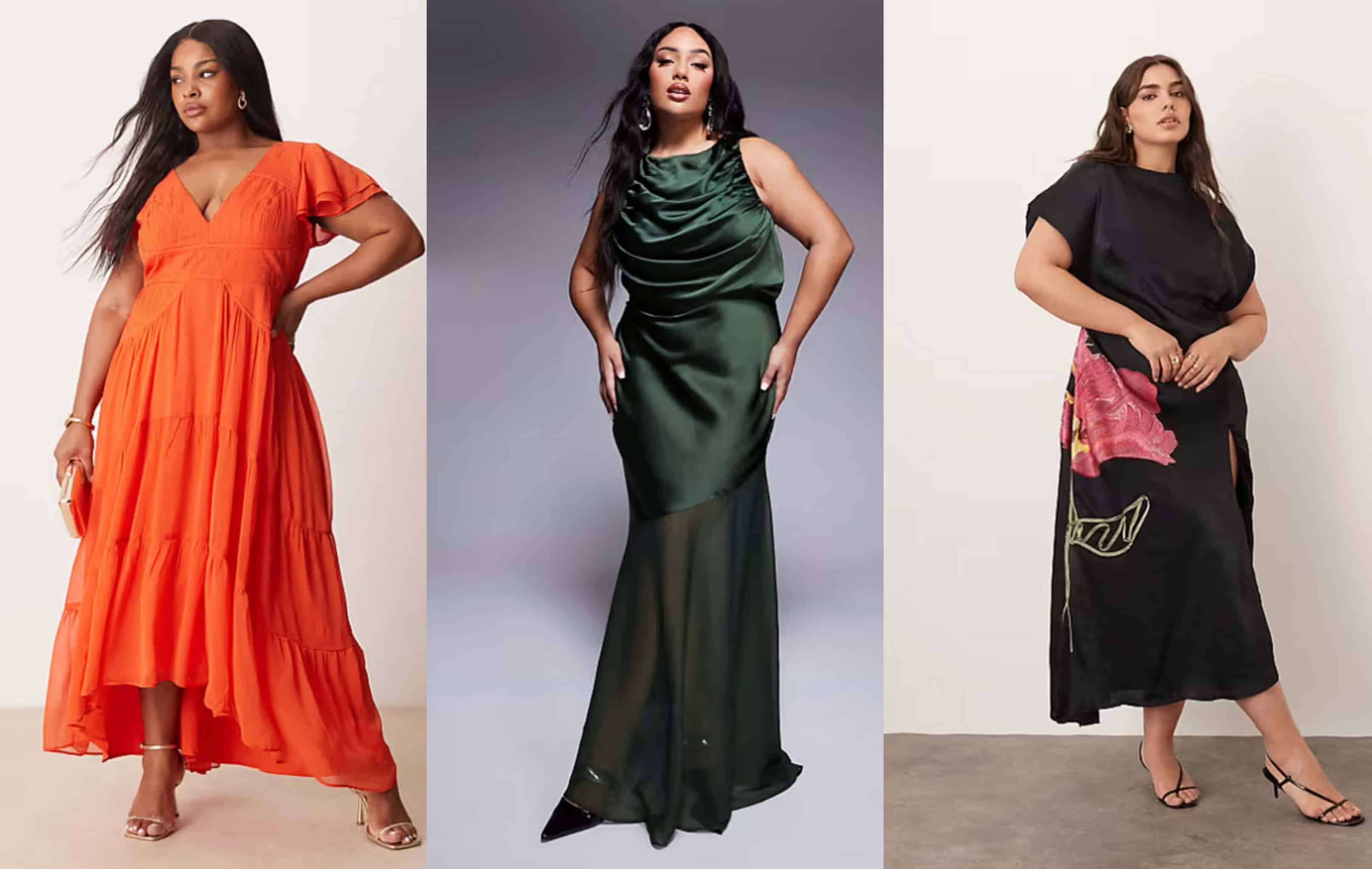 Los nuevos vestidos de invitada plus de ASOS que vas a querer para todas tus bodas