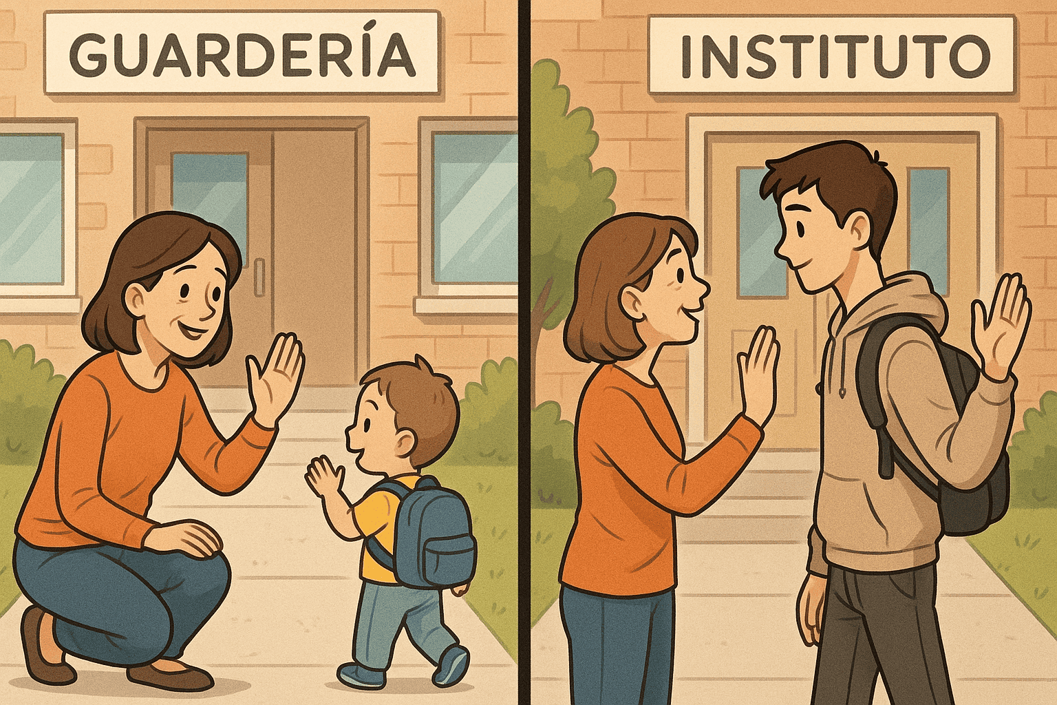 De pronto mi beb&eacute; va a ir al instituto