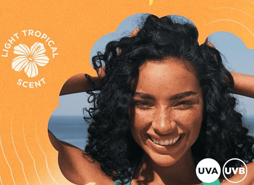 Brocha solar de Hawaiian Tropic: adi&oacute;s a la raya del pelo quemada