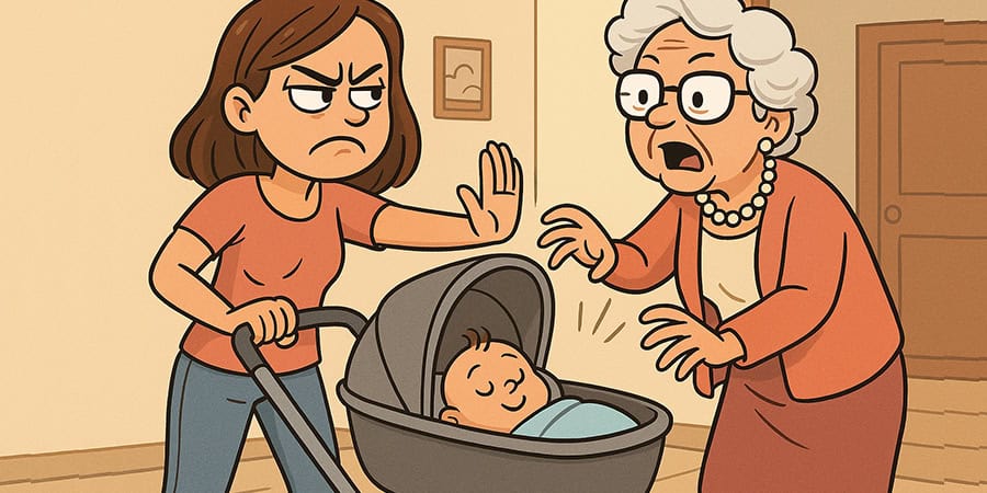 Mi suegra no entiende que mi hijo no es suyo