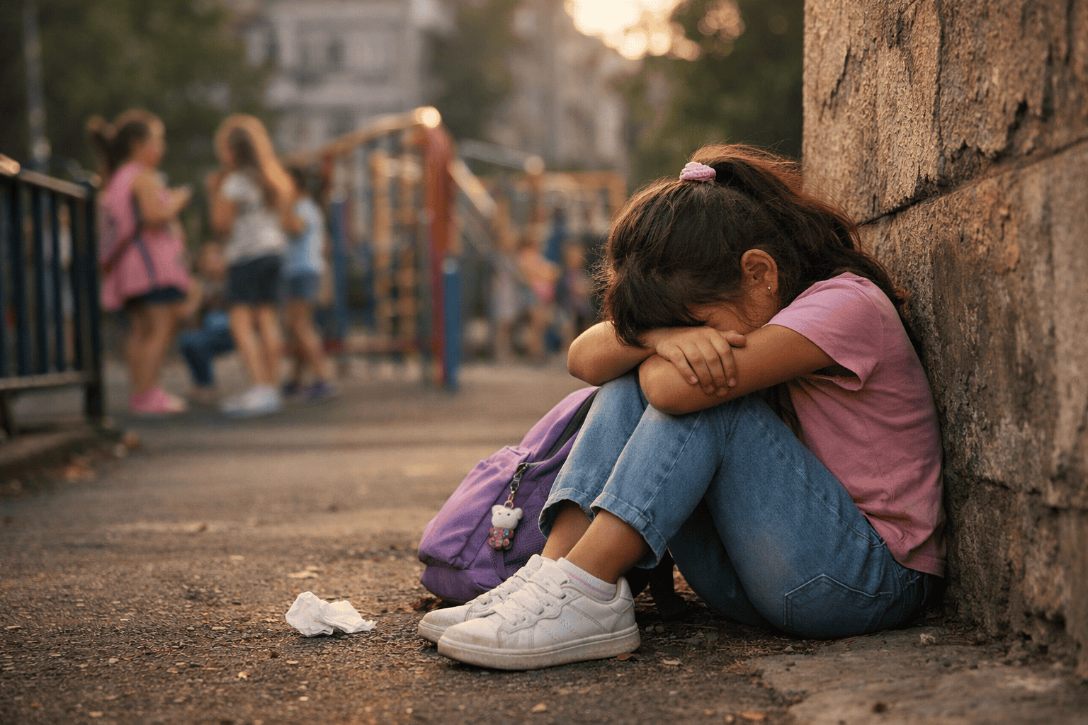 Cuando llega una ni&ntilde;a nueva al cole empezado el curso y ves lo que hay detr&aacute;s