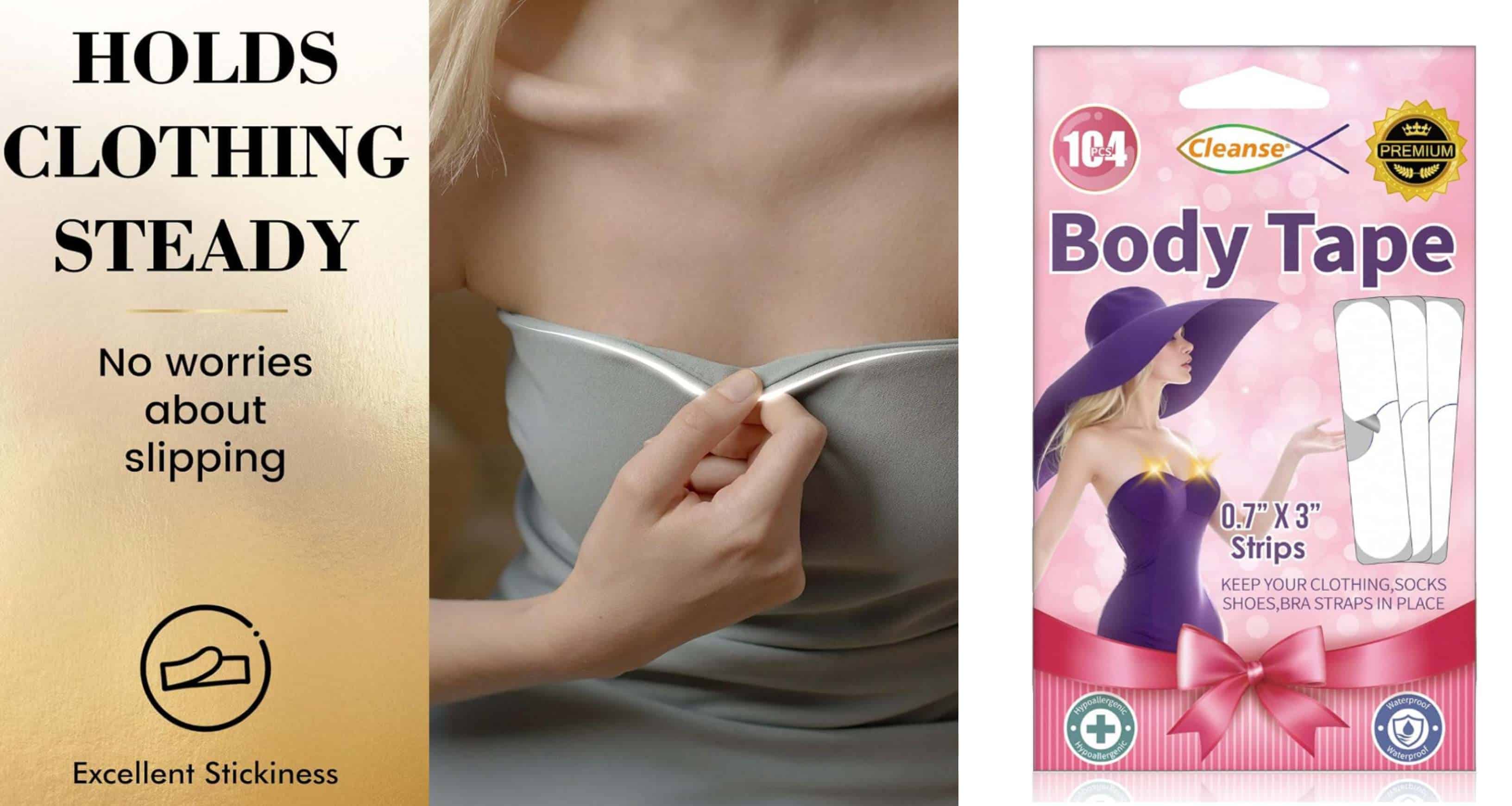 El truco que me salv&oacute; el look para una boda: cinta adhesiva para ropa que realmente funciona