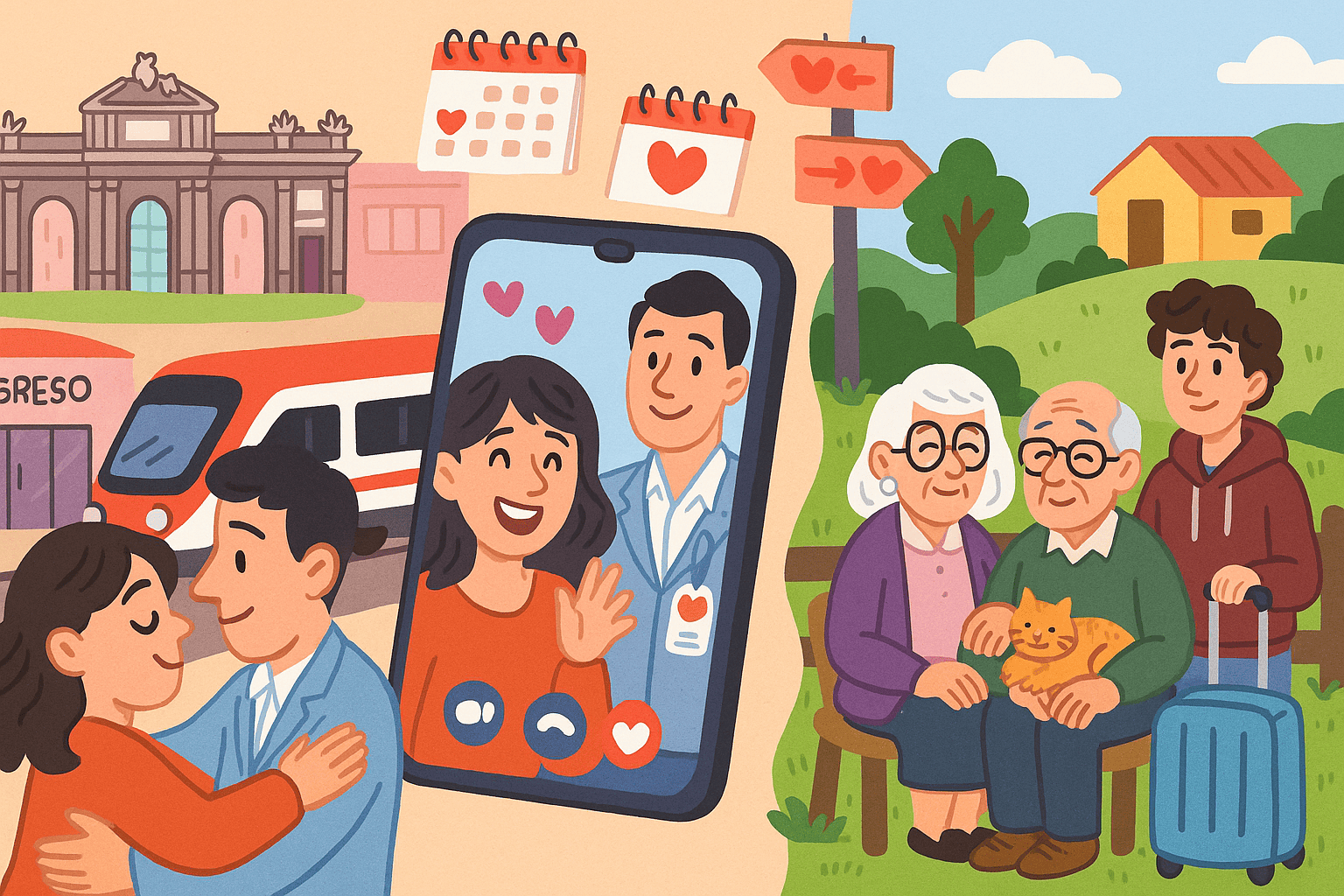 Una relaci&oacute;n a distancia rozando los 50