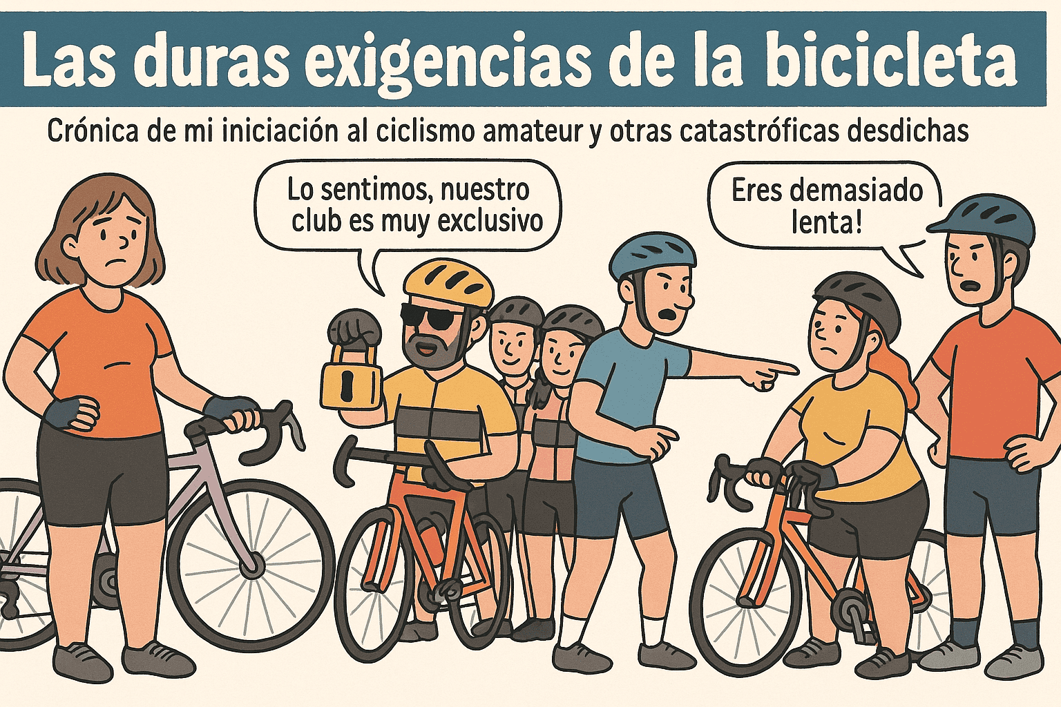 Cr&oacute;nica de mi iniciaci&oacute;n al ciclismo amateur y otras catastr&oacute;ficas desdichas&nbsp;