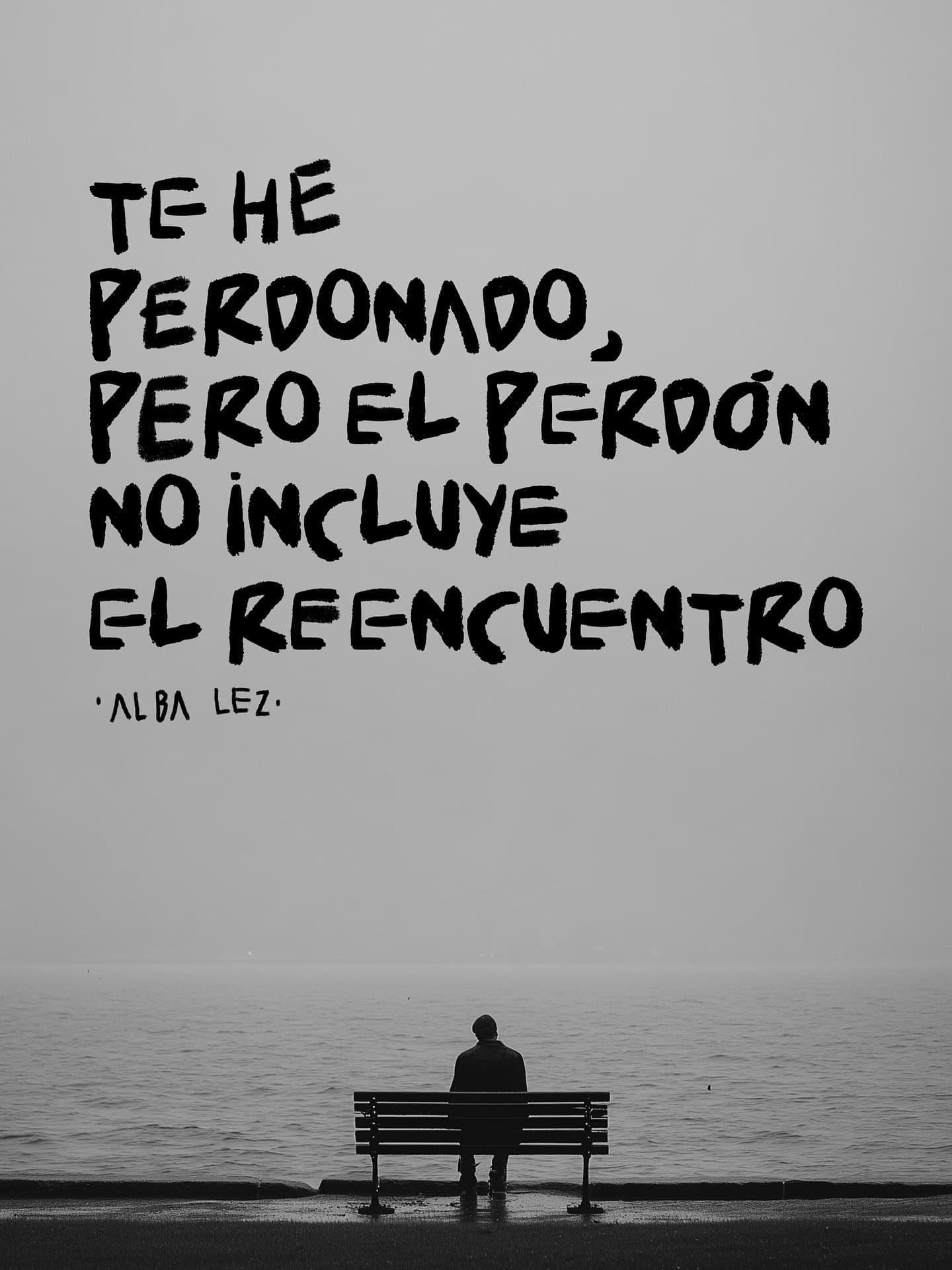Te he perdonado, pero el perd&oacute;n no incluye el reencuentro