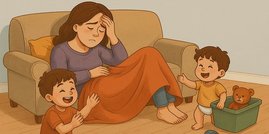 Las madres no tenemos el privilegio de ponernos malas