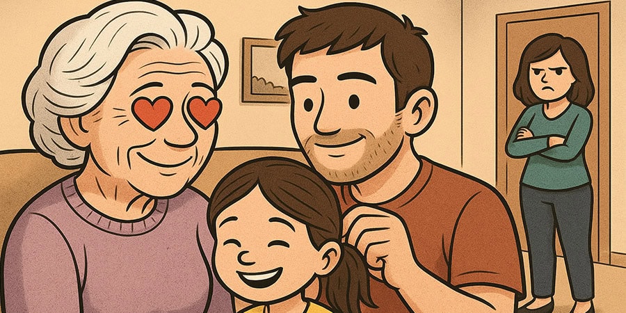 Mi suegra cree que su hijo me hace un favor cuidando a sus propios hijos