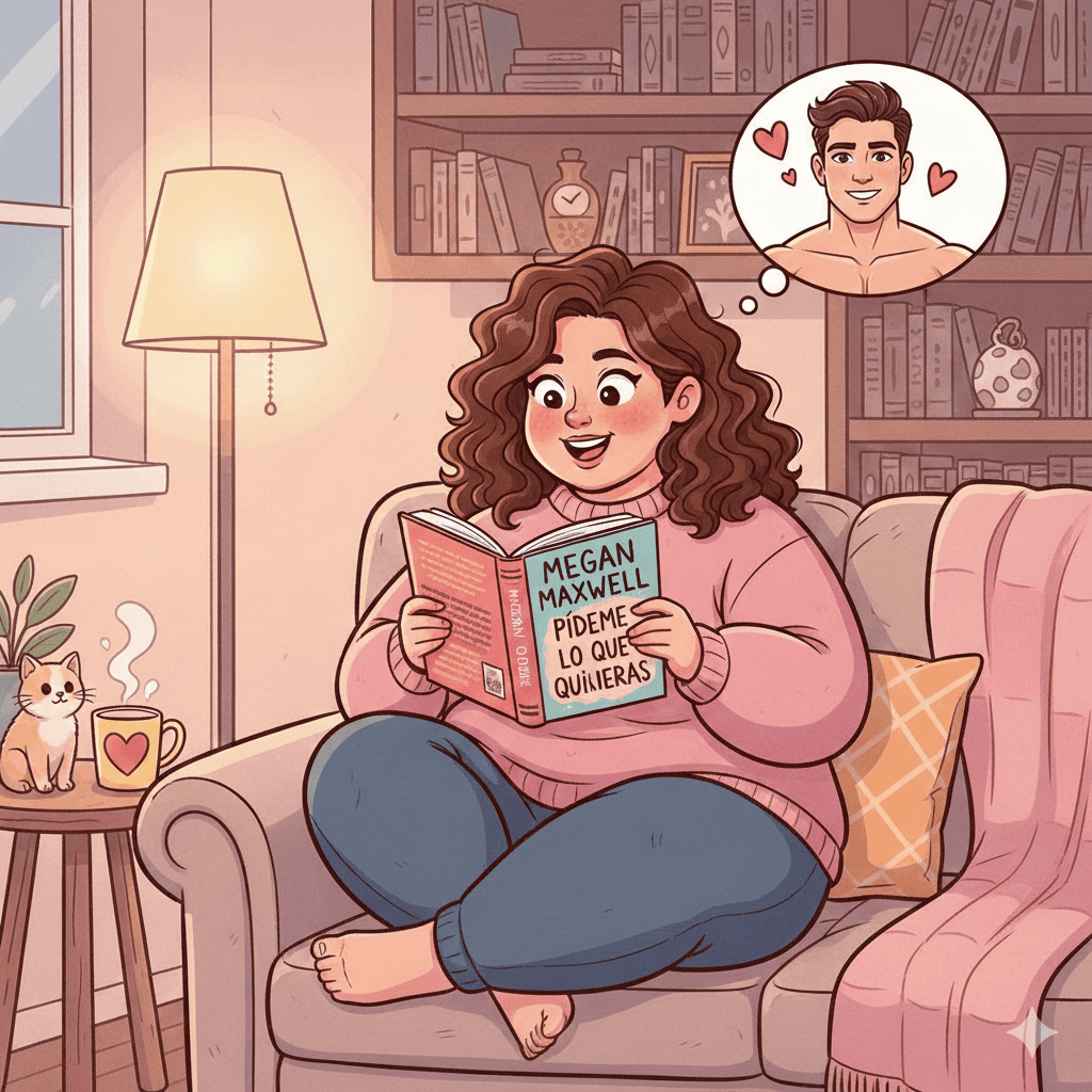 Le&iacute; a Megan Maxwell y acab&eacute; con un chupete en el pandero