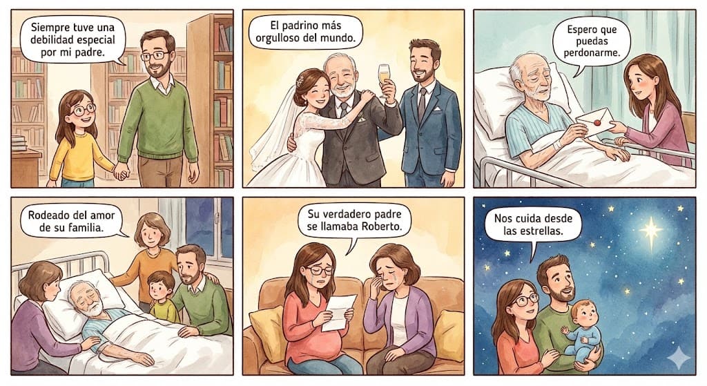 La carta en la que su padre confesaba no ser su verdadero padre