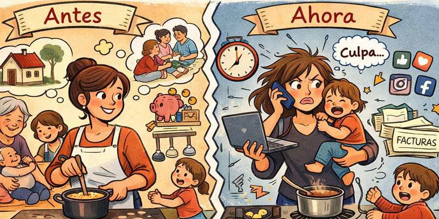 Las madres de ahora lo tenemos m&aacute;s dif&iacute;cil que las madres de antes