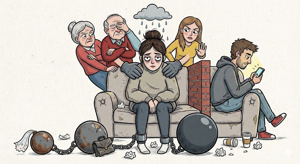 Mi familia me prefiere infeliz a divorciada