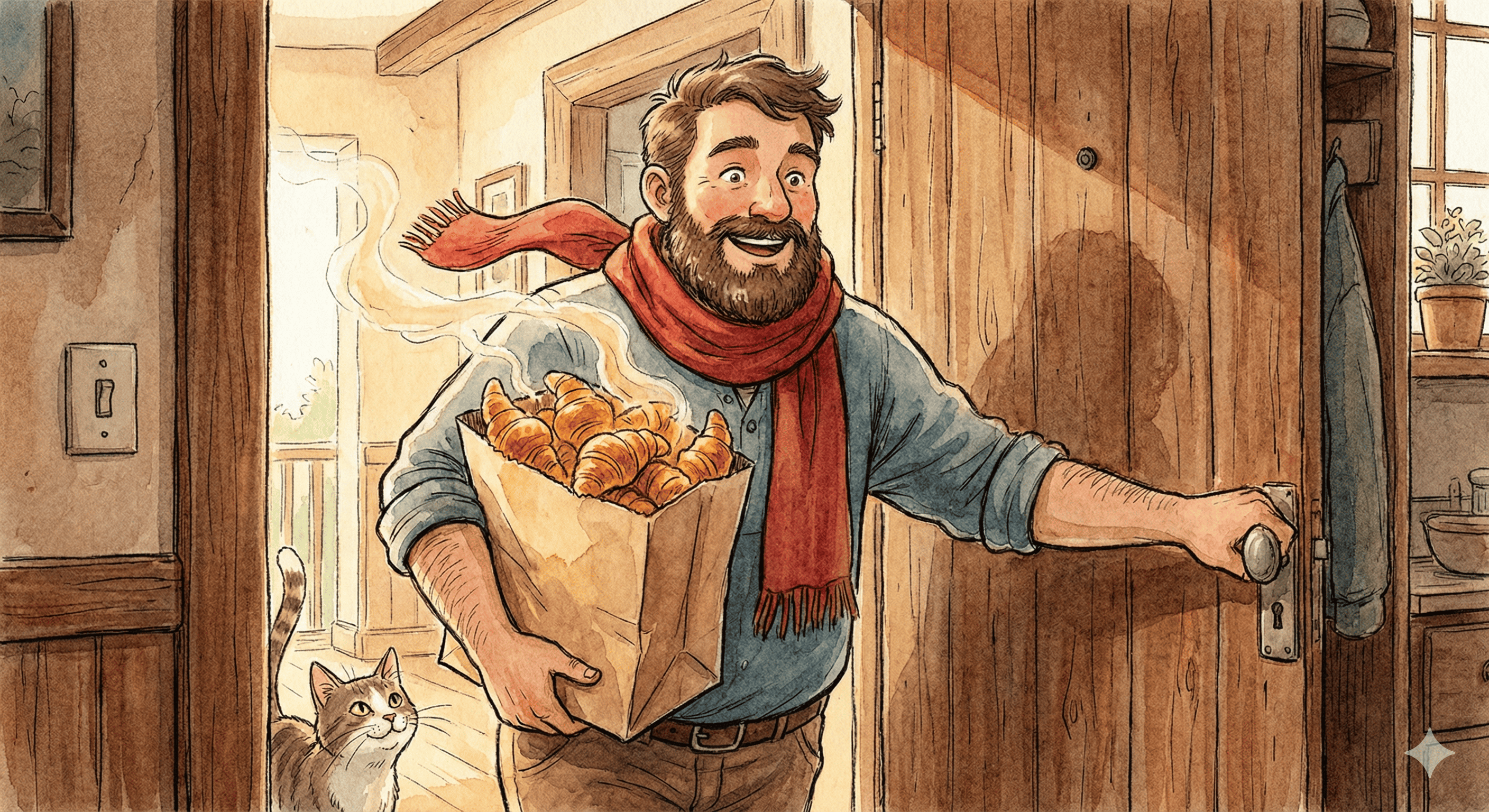 El amante que te trae croissants a las seis de la ma&ntilde;ana