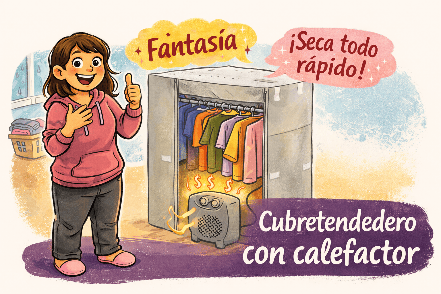 Opini&oacute;n real: seca tu ropa en casa en 3 horas y sin que huela mal
