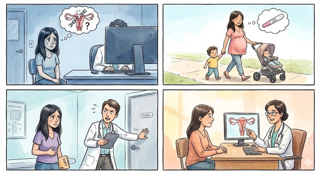 La ginec&oacute;loga que me dijo que no tendr&iacute;a hijos y la que me dijo que de poliqu&iacute;stica nada, ambas equivocadas