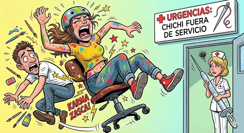 Fui a cabalgar al t&iacute;o prohibido y el karma me dej&oacute; el chumino partido