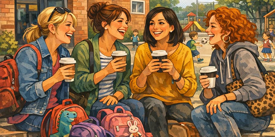 Mis nuevas amigas son las mam&aacute;s de los amigos de mi hijo